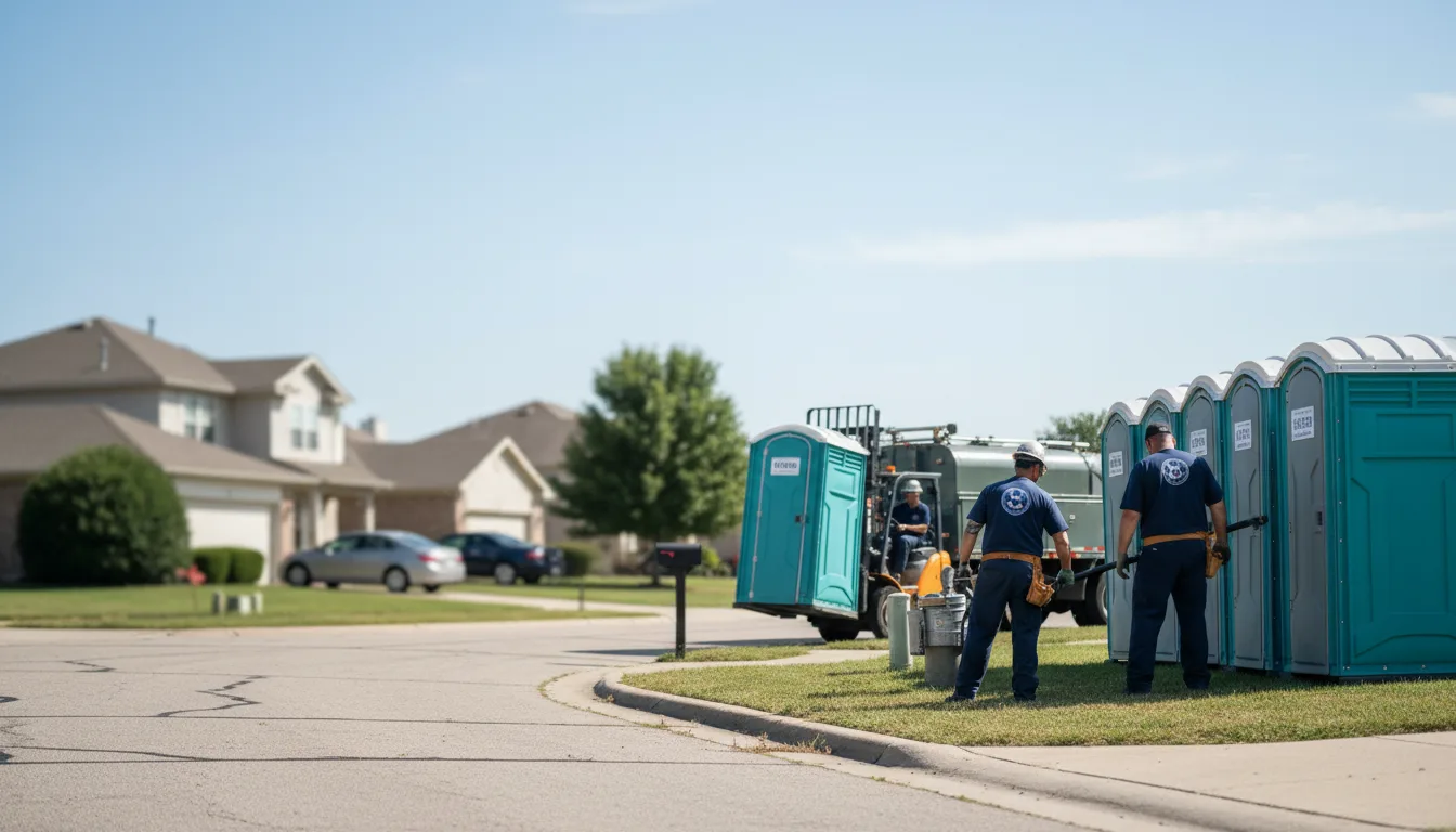Porta Potty Rental in Kemp, TX near me